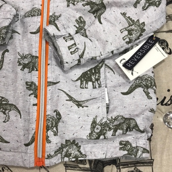 Dex Dino Revers Kids Jacket - Picture 2 of 6